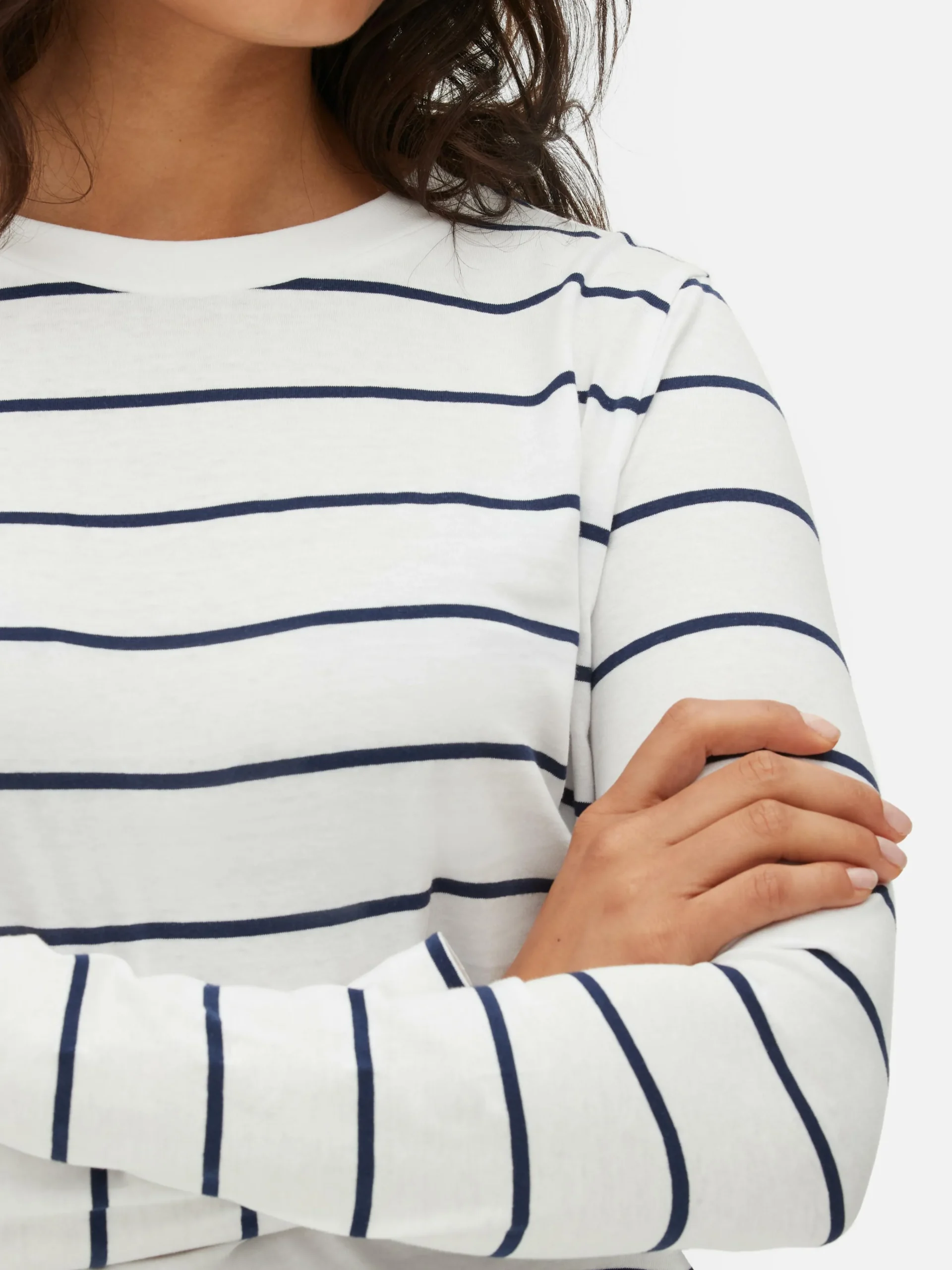 Striped Long Sleeve Top|Primark New
