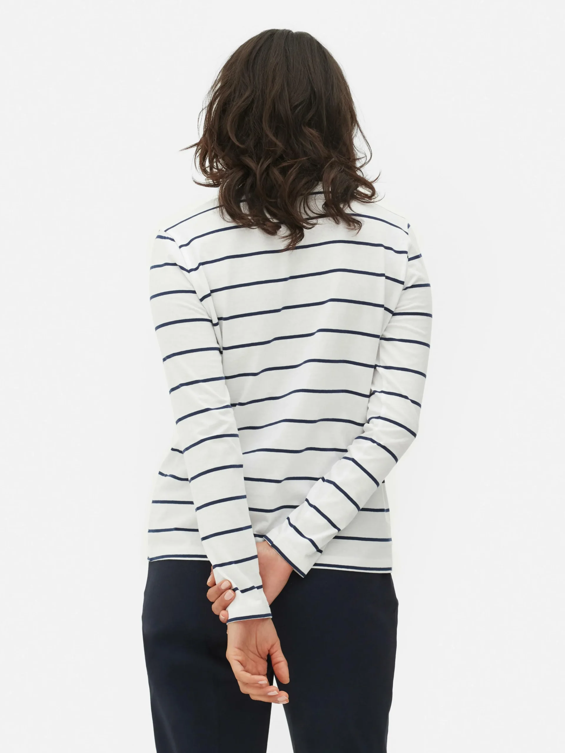 Striped Long Sleeve Top|Primark New