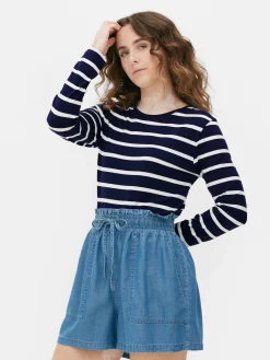 Striped Long Sleeve T-Shirt|Primark Discount