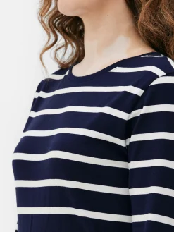 Striped Long Sleeve T-Shirt|Primark Discount