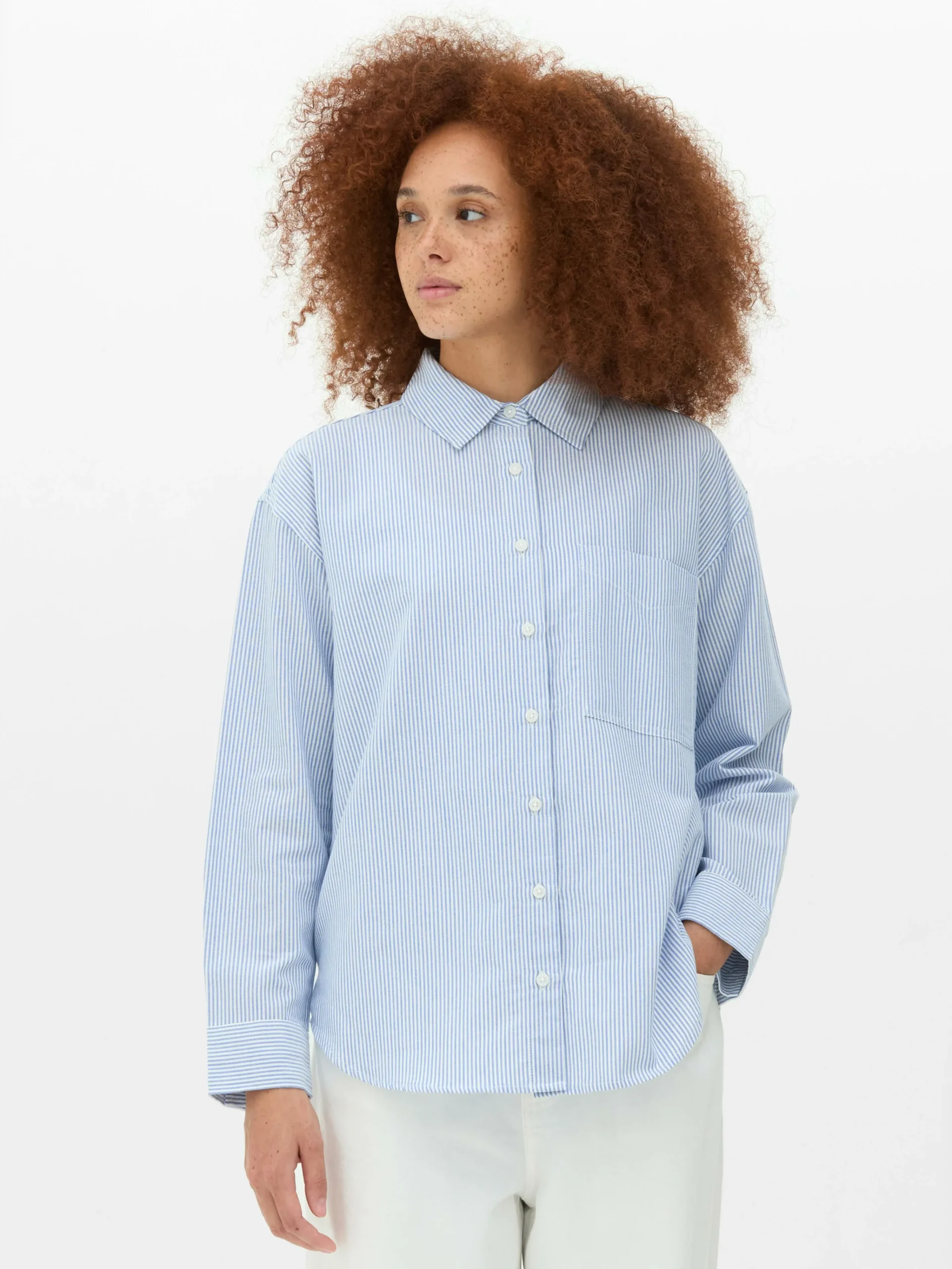 Striped Oxford Shirt|Primark Discount