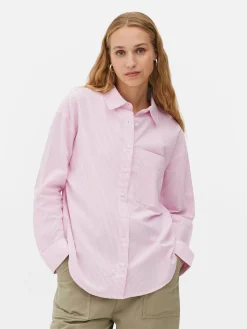 Striped Oxford Shirt|Primark Online
