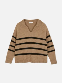 Striped Polo Sweater|Primark Sale