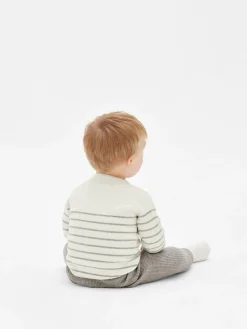 Striped Sweater And Leggings Set|Primark Outlet