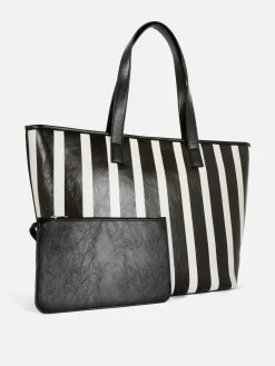 Striped Tote|Primark Outlet