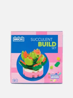 Succulent Plant Building Block Set|Primark New