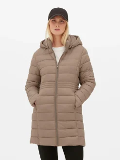 Super Light Longline Puffer Jacket|Primark Clearance