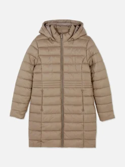 Super Light Longline Puffer Jacket|Primark Clearance