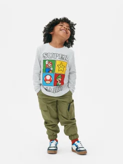 Super Mario Bros. Long Sleeve T-Shirt|Primark Hot