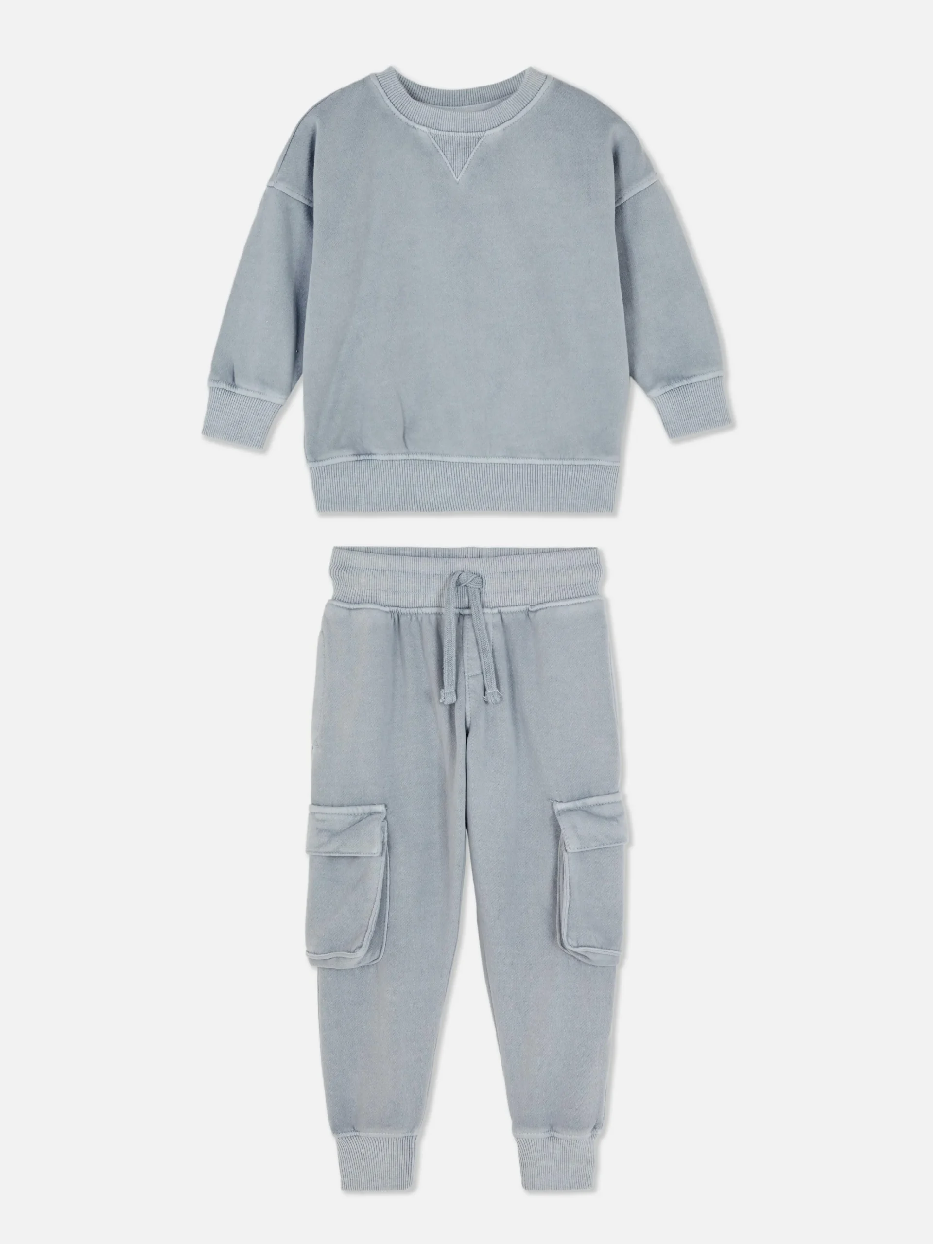 Sweatshirt And Cargo Joggers Set|Primark Hot