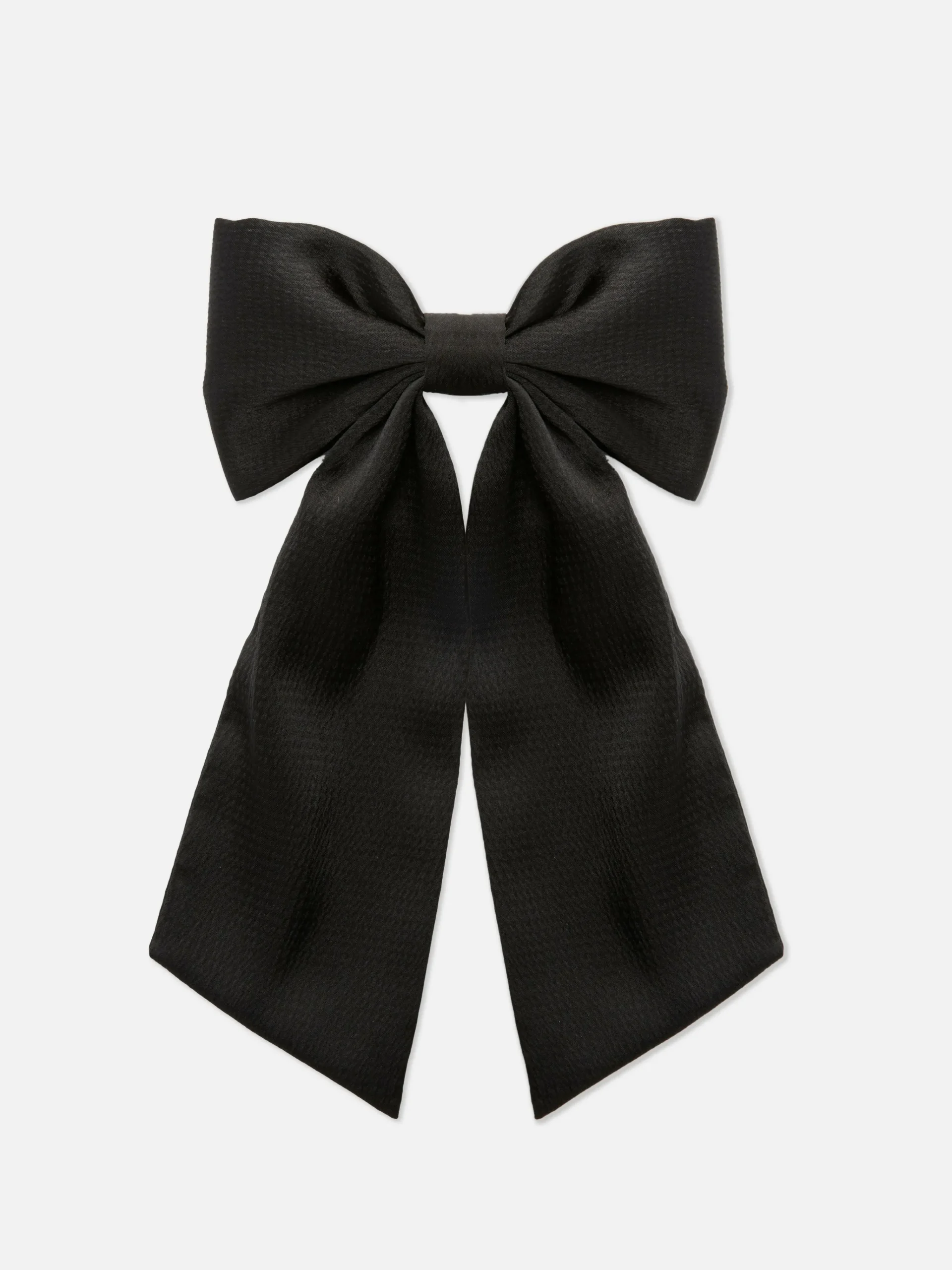 Textured Bow Hair Clip|Primark Clearance
