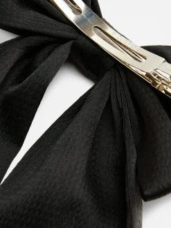 Textured Bow Hair Clip|Primark Clearance