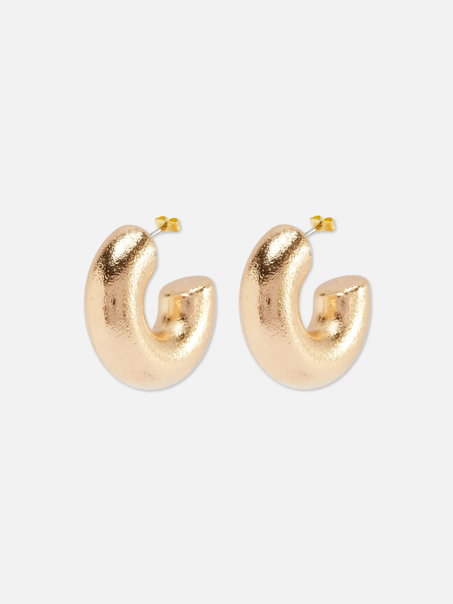 Textured Chunky Hoop Earrings|Primark Hot