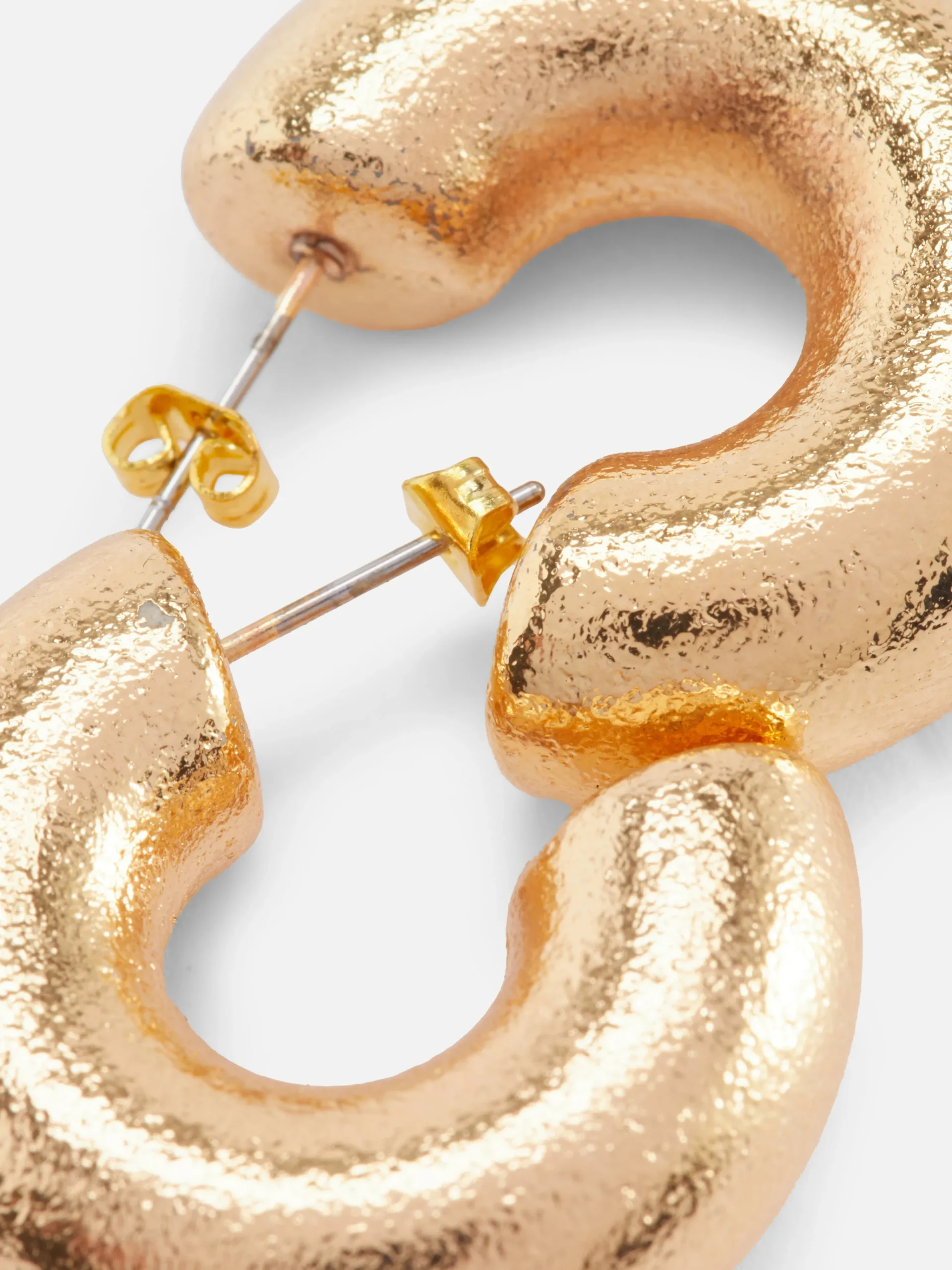 Textured Chunky Hoop Earrings|Primark Hot