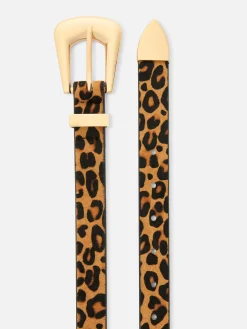Textured Leopard Belt|Primark New