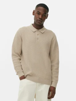 Textured Polo Sweater|Primark Discount