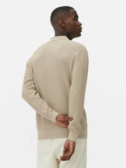 Textured Polo Sweater|Primark Discount