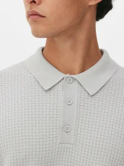 Textured Polo Sweater|Primark Hot