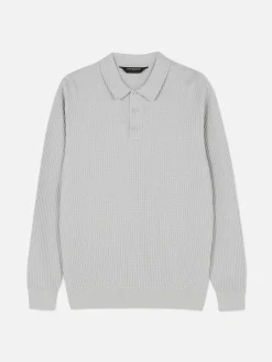 Textured Polo Sweater|Primark Hot