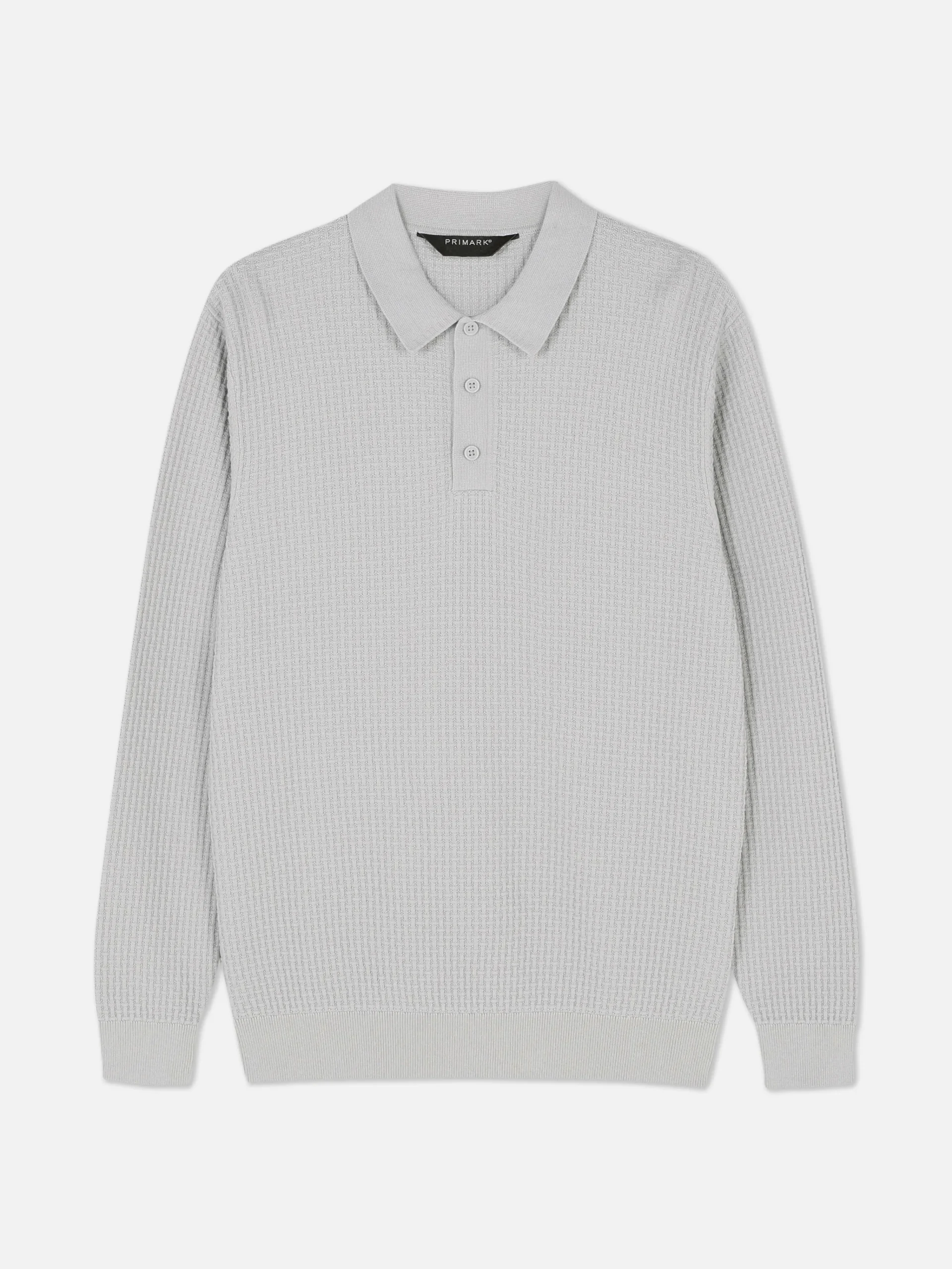 Textured Polo Sweater|Primark Hot