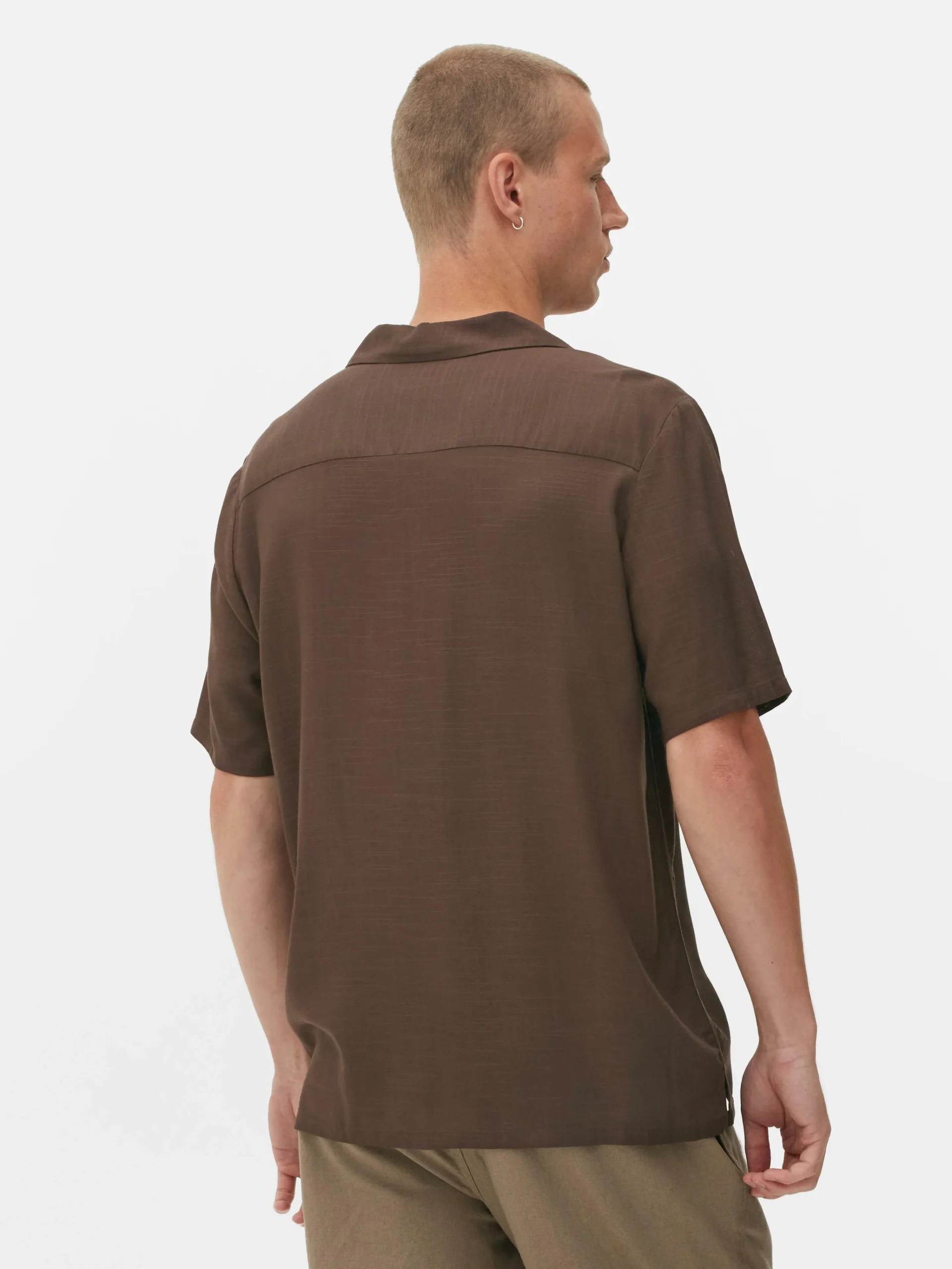 Textured Short Sleeve Shirt|Primark Sale
