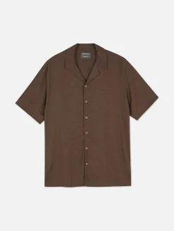 Textured Short Sleeve Shirt|Primark Sale