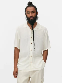 Textured Short Sleeve Shirt|Primark Hot