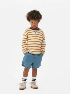 Textured Striped Long Sleeve T-Shirt|Primark Sale
