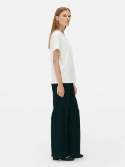 The Edit Crew Neck T-Shirt|Primark Outlet
