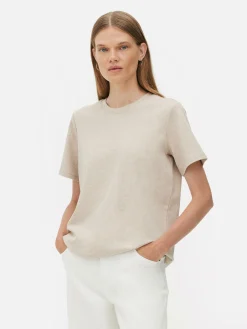 The Edit Crew Neck T-Shirt|Primark Sale