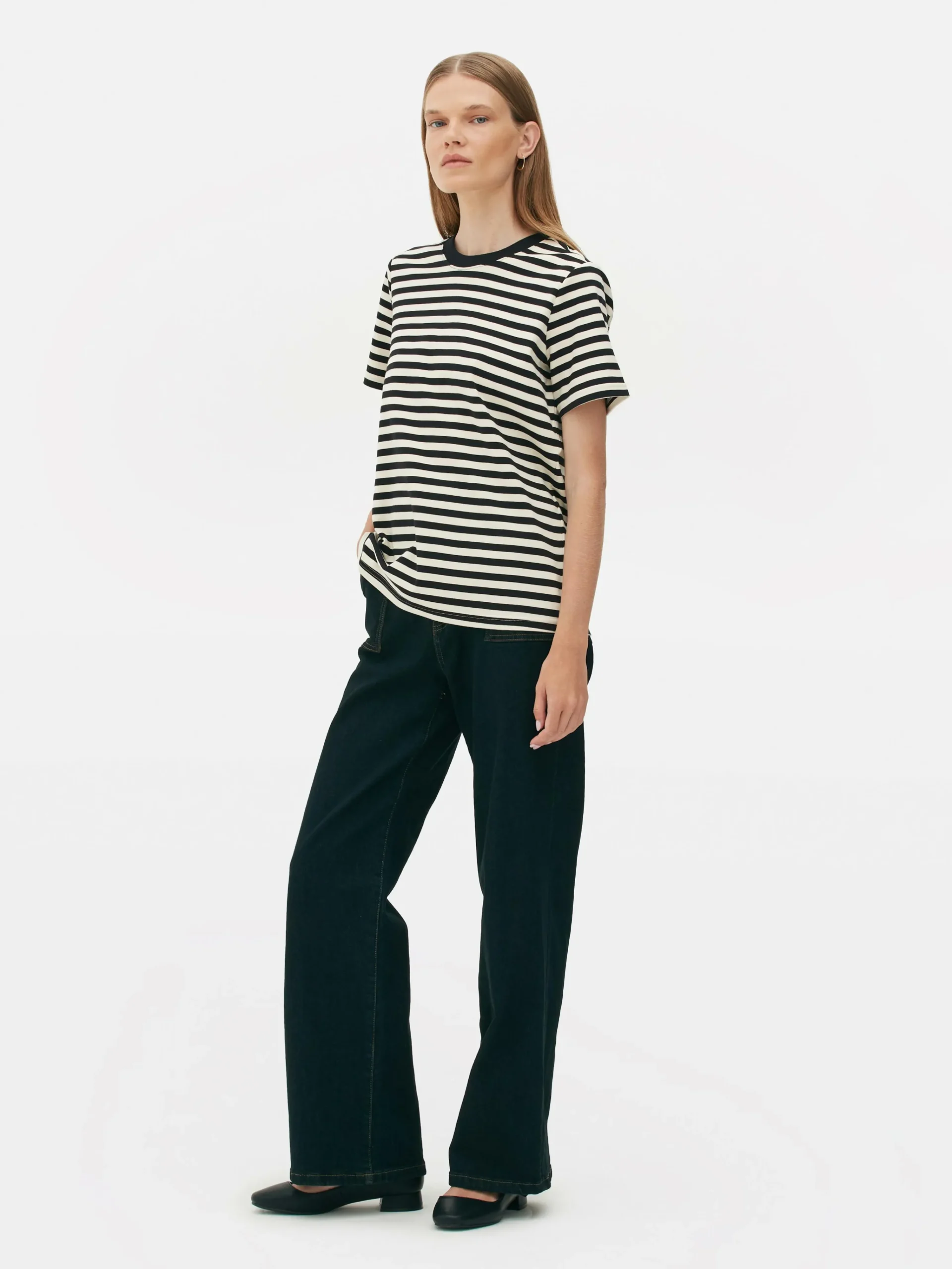The Edit Crew Neck T-Shirt|Primark Discount