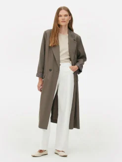The Edit Double-Breasted Duster Coat|Primark Hot