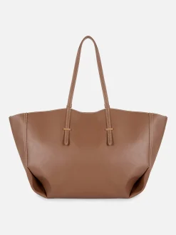 The Edit Faux Leather Large Shopper|Primark Outlet
