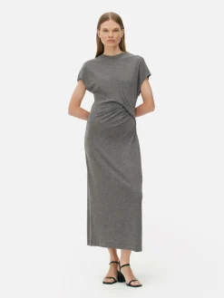 The Edit Jersey Twist Midi Dress|Primark Best