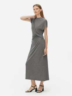 The Edit Jersey Twist Midi Dress|Primark Best