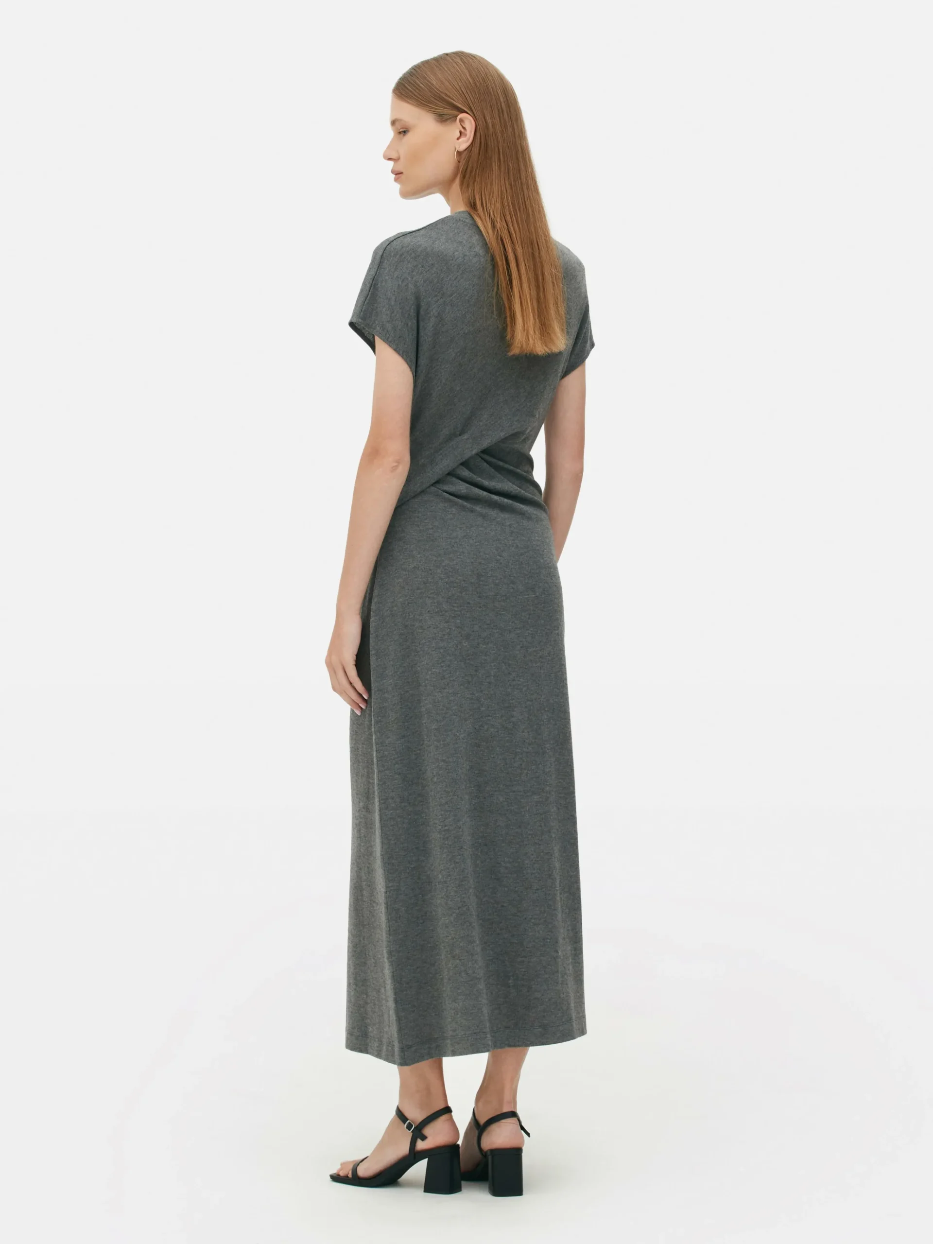 The Edit Jersey Twist Midi Dress|Primark Best