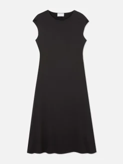 The Edit Satin Midi Dress|Primark Online