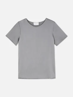 The Edit Satin T-Shirt|Primark Discount