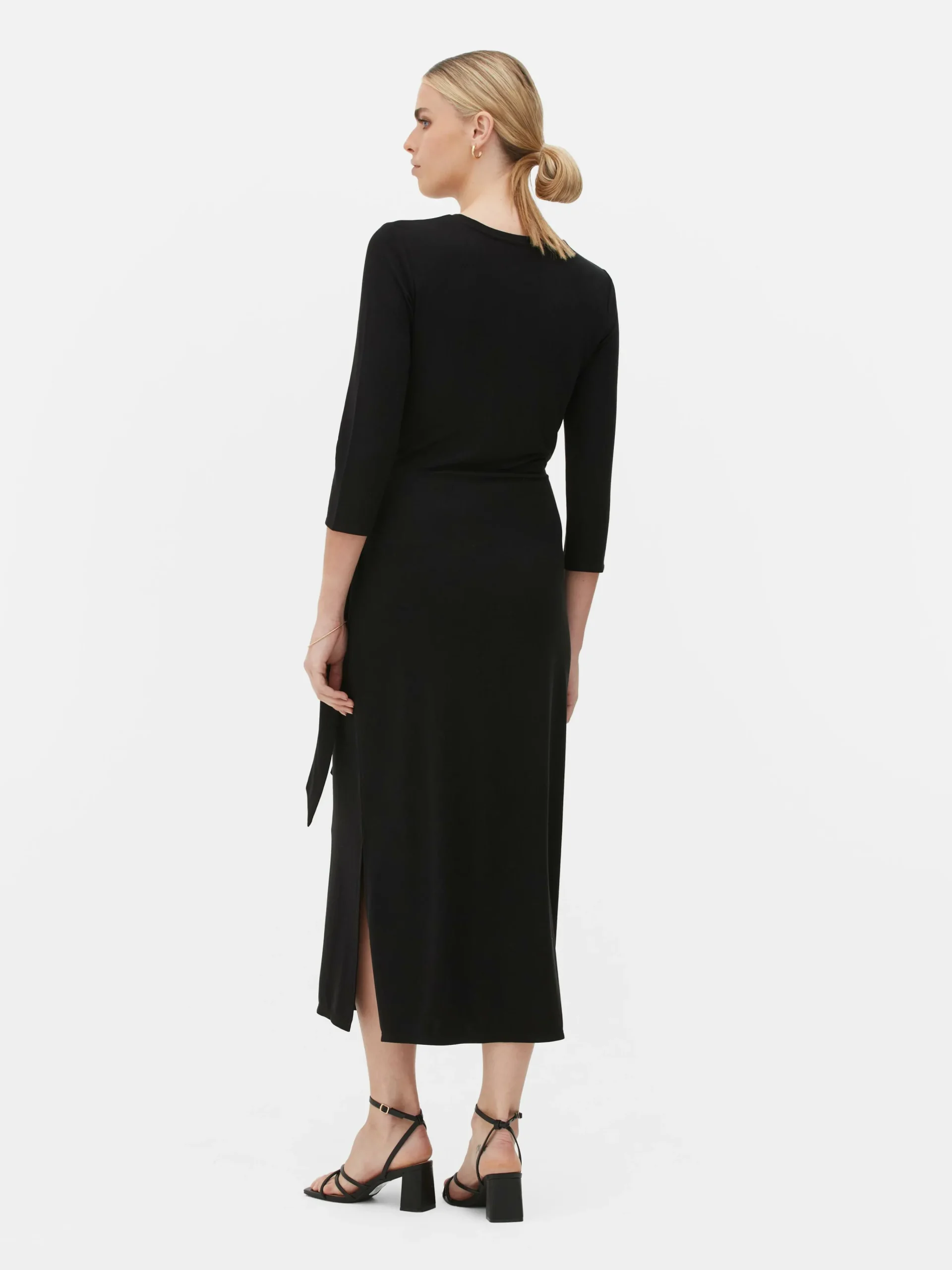 The Edit Side Tie Jersey Dress|Primark Discount