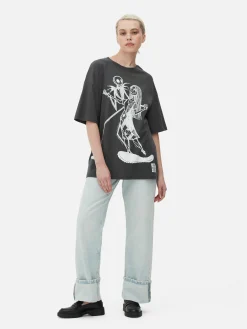 The Nightmare Before Christmas Oversized T-Shirt|Primark Clearance