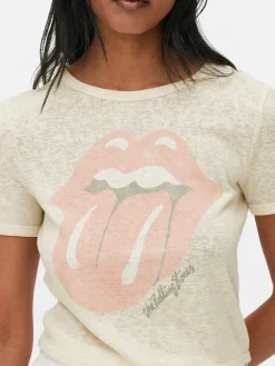 The Rolling Stones Logo Cropped T-Shirt|Primark Online
