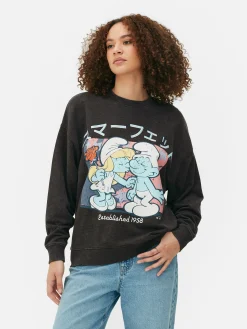 The Smurfs Oversized Graphic Sweatshirt|Primark Online