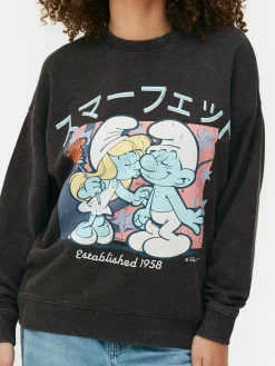 The Smurfs Oversized Graphic Sweatshirt|Primark Online