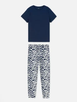 T-Shirt And Joggers Pajamas|Primark