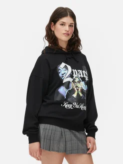 Tupac Pullover Hoodie|Primark Outlet