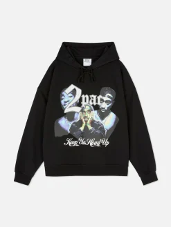 Tupac Pullover Hoodie|Primark Outlet