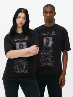 Tupac Script Graphic T-Shirt|Primark Sale