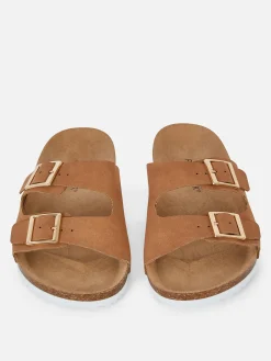 Two Strap Buckle Sandals|Primark