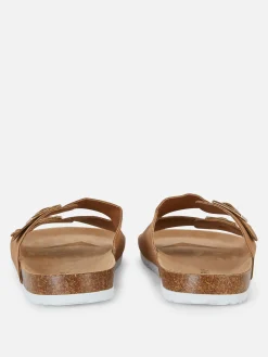 Two Strap Buckle Sandals|Primark