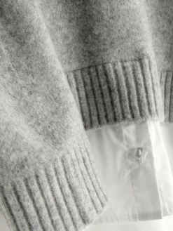 Two-in-One Collared Pullover|Primark New